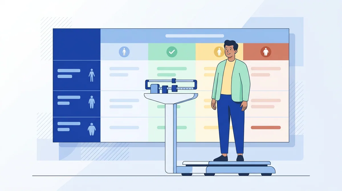 Indice BMI Adulti: Guida Completa a Calcolo e Categorie di Peso (bmi adulti tabella)