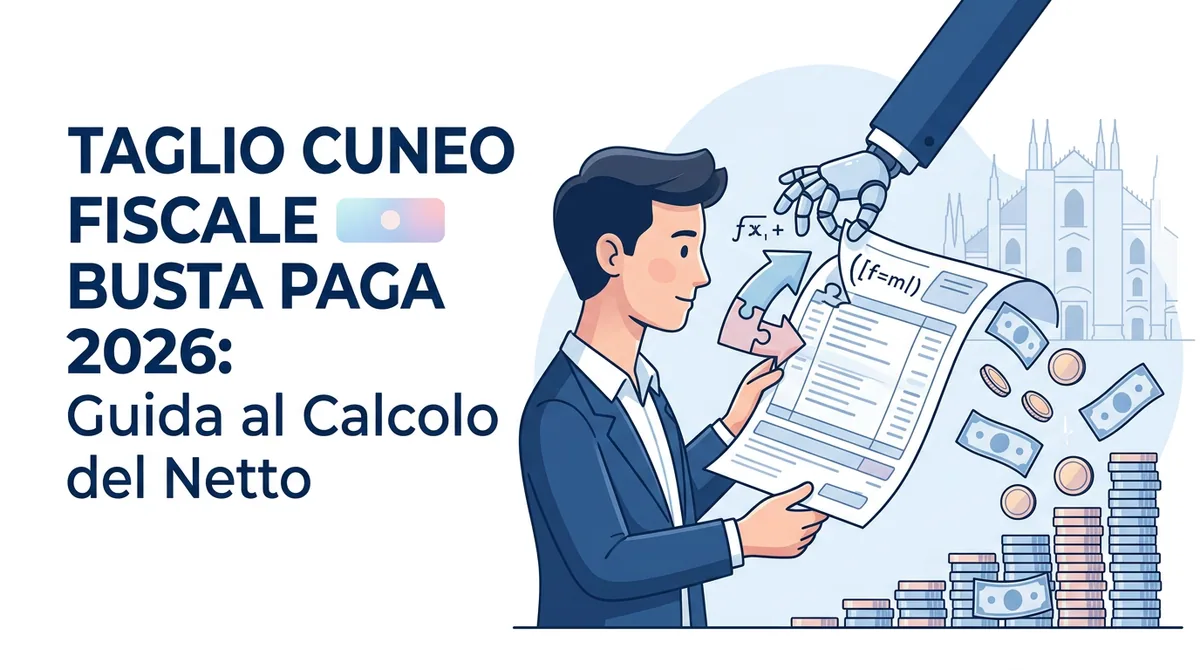 Taglio Cuneo Fiscale Busta Paga 2026: Guida al Calcolo del Netto